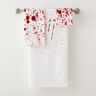 Serviette de bain Ensemble Splate de sang Vampire