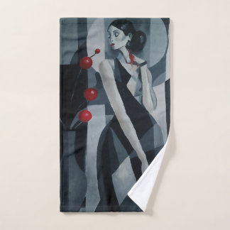 Serviette de bain femme Art Déco Silent Pulse
