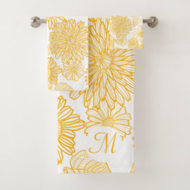 Serviette De Bain Fleur À Main