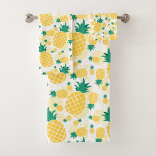 Serviette de bain fraîche en ananas