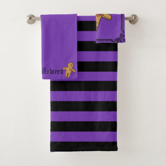 Serviette de bain Halloween déplaisant cousue Hall