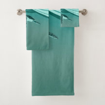 Serviette de bain motif océan tortue