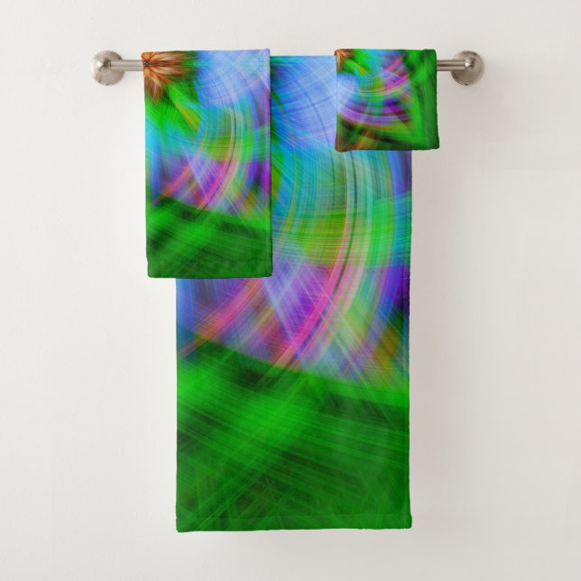 Serviette de bain payante (En situation)