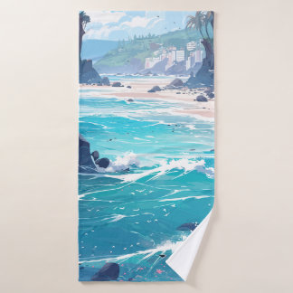 Serviette de bain Stunning Tropical Beach & Ocean 