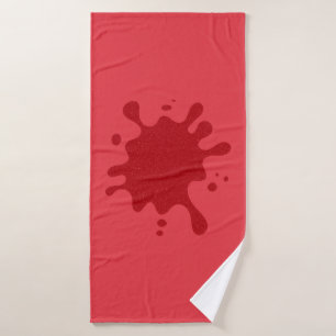Serviette de bain XL Tomato-Rouge - Personnalisabl