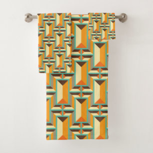 Serviette de bains moderne du milieu du siècle, M