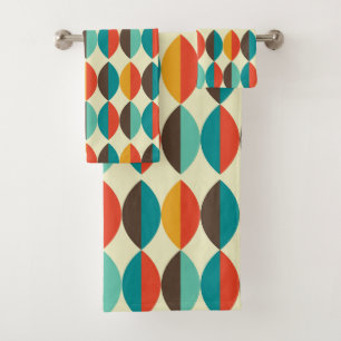 Serviette de bains moderne du milieu du siècle, M