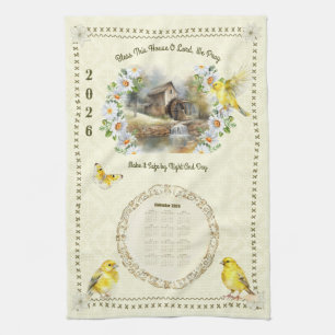 Serviette de calendrier 2026 Bénédiction de la mai