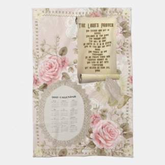 Serviette de calendrier 2027 La prière du Seigneur