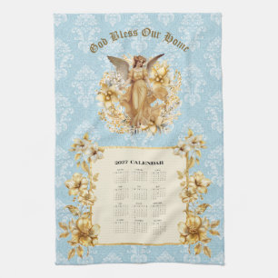 Serviette de calendrier 2027 Pretty Guardian Angel