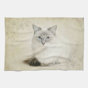 serviette de chat de ragdoll