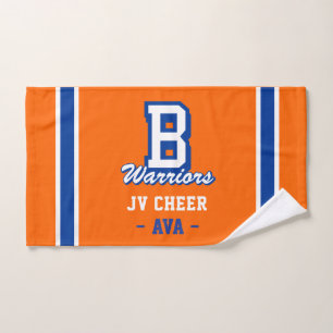 Serviette de cheer personnalisée JV, Cadeau d'équi