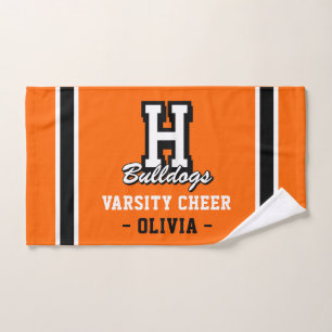 Serviette de cheerleading personnalisée pour l'uni
