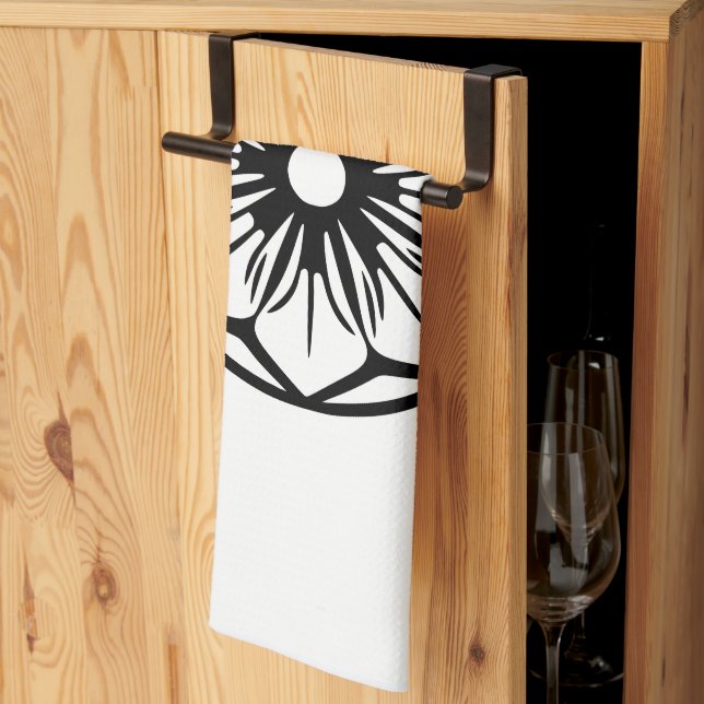 serviette de cuisine (Pliage en tiers)