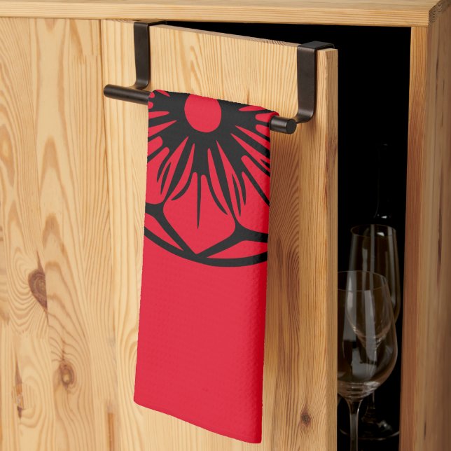serviette de cuisine (Pliage en tiers)