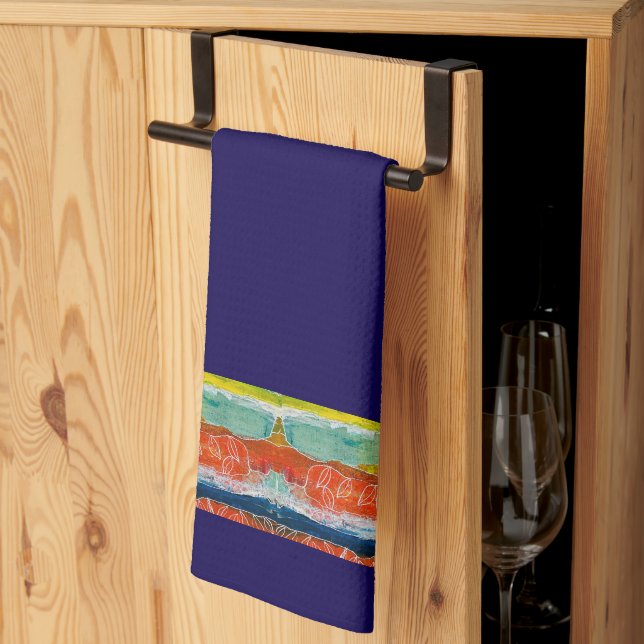 Serviette de cuisine (Pliage en tiers)
