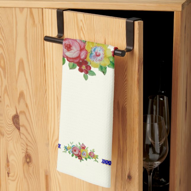 Serviette de cuisine (Pliage en tiers)