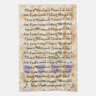 Serviette de cuisine "8 boîtes de Matzah en tout"