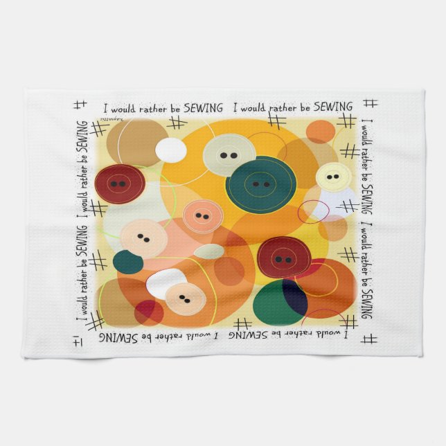 Serviette de cuisine à coudre (Horizontal)