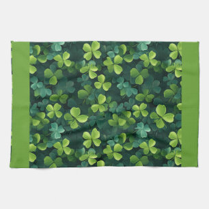 Serviette de cuisine à quatre feuilles