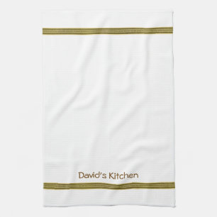 Serviette De Cuisine À Thé Sur Mesure Grille Verte