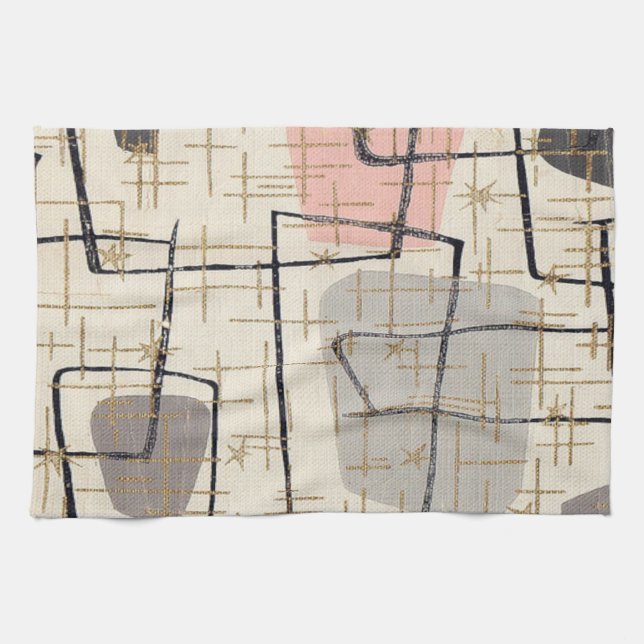 Serviette de cuisine Abstraite moderne du milieu d (Horizontal)