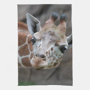 Serviette de cuisine adorable de girafe
