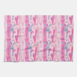 Serviette de cuisine adorable du motif | de lapins