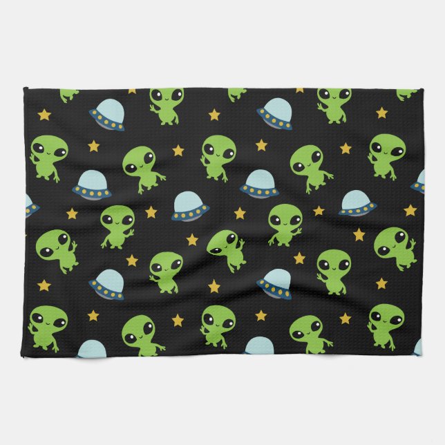 Serviette de cuisine Alien (Horizontal)