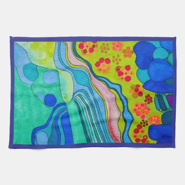 SERVIETTE DE CUISINE "AMERICA THE BEAUTIFUL" (Horizontal)