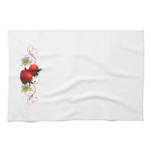 Serviette de cuisine aux fraises