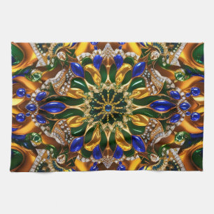 Serviette de cuisine avec Brésil Couleurs Design