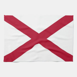 Serviette de cuisine avec Drapeau de l'Alabama, U.