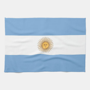 Serviette de cuisine avec Drapeau de l'Argentine
