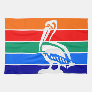 Serviette de cuisine avec Drapeau de Saint-Pétersb