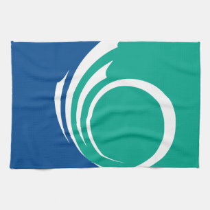 Serviette de cuisine avec drapeau d'Ottawa, Canada