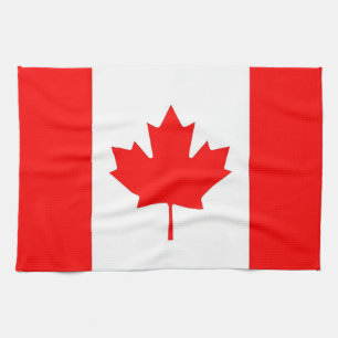 Serviette de cuisine avec Drapeau du Canada