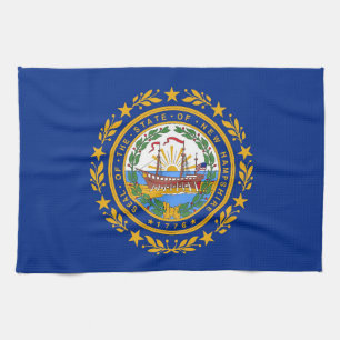 Serviette de cuisine avec Drapeau du New Hampshire