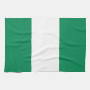 Serviette de cuisine avec Drapeau du Nigeria