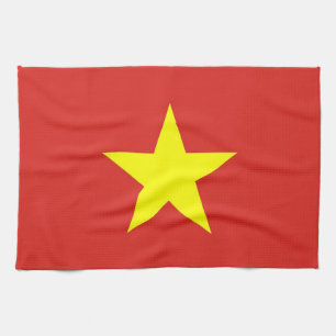 Serviette de cuisine avec Drapeau du Vietnam
