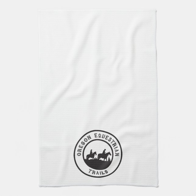 Serviette de cuisine avec le logo (Vertical)