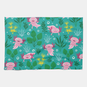 Serviette de cuisine Axolotl