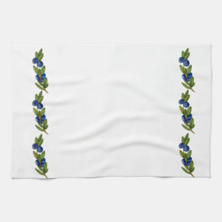 Serviette de cuisine bleue de baie