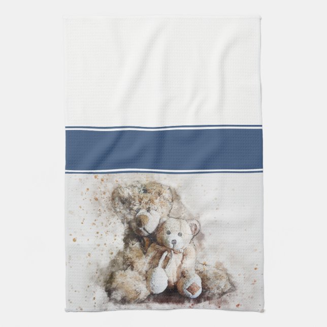 Serviette de cuisine Brown de nounours de bonbon (Vertical)