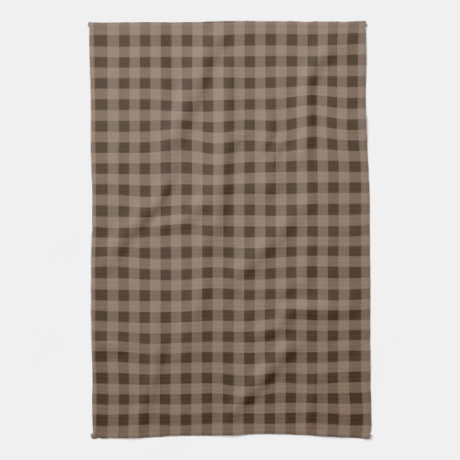 Serviette de cuisine Brown En vichy Country (Vertical)