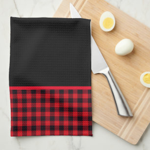 Serviette de cuisine Buffalo Plaid Joyeux Noël