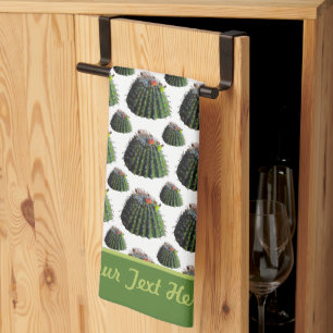 Serviette de cuisine Cactus - Personnalisation opt
