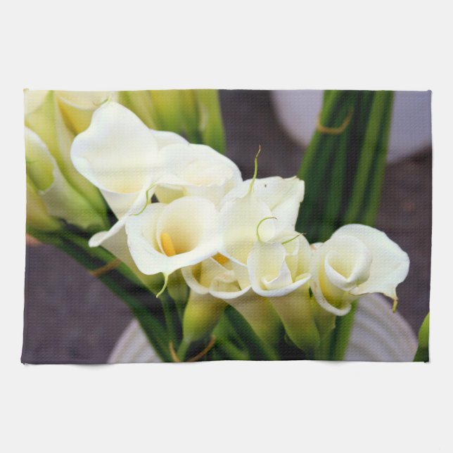 serviette de cuisine calla lily (Horizontal)