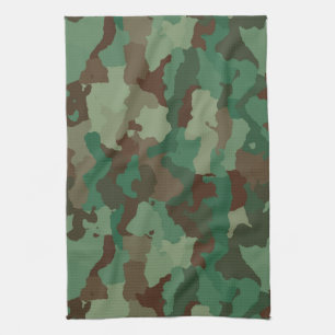 serviette de cuisine camouflage militaire