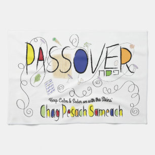 Serviette de cuisine "Chag Pesach Sameach"